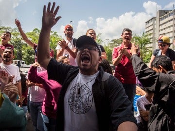 Protesta en contra del Gobierno en Caracas 