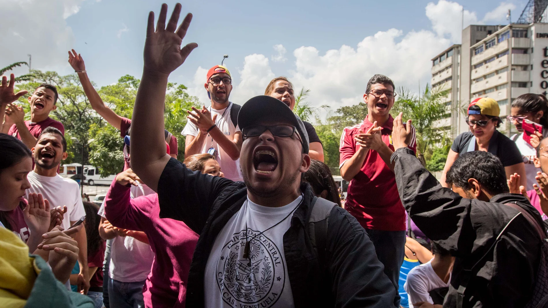 Protesta en contra del Gobierno en Caracas Protesta en contra del Gobierno en Caracas