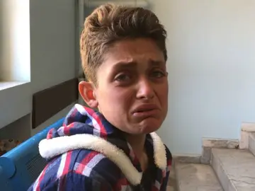 Mazin Yusif ha perdido a 19 familiares durante el ataque químico en Siria Mazin Yusif ha perdido a 19 familiares durante el ataque químico en Siria