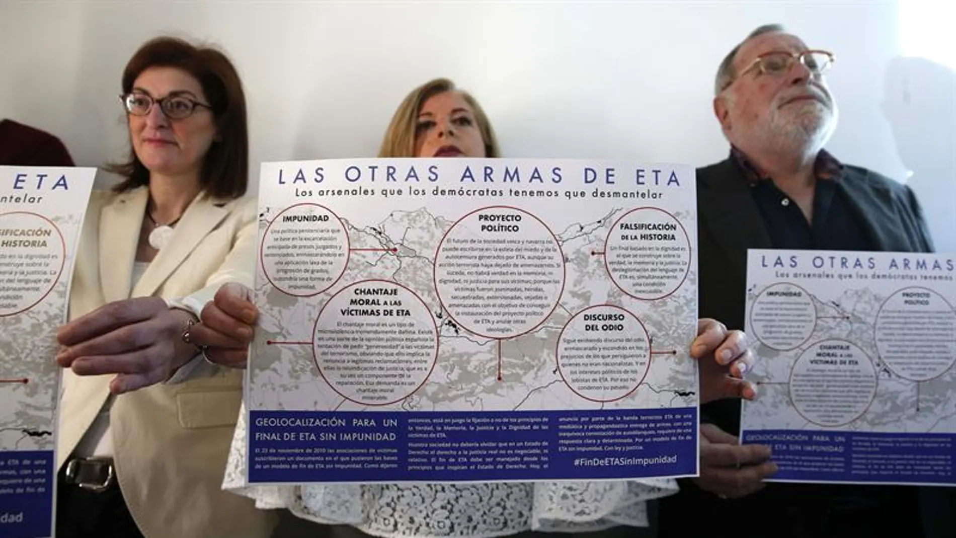 Firmantes del manifiesto 'Por un fin de ETA sin impunidad' Firmantes del manifiesto 'Por un fin de ETA sin impunidad'