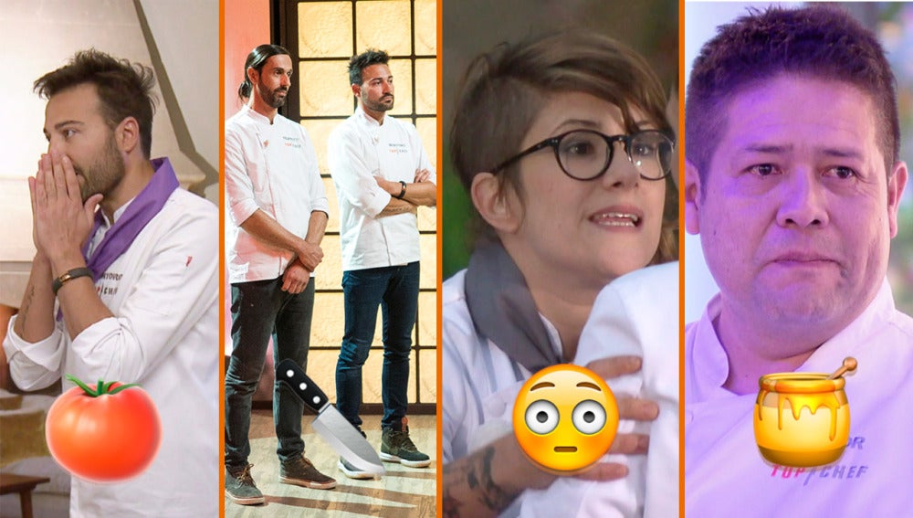 Resbalones, emociones a flor de piel y fuertes discusiones, los momentazos de 'Top Chef'