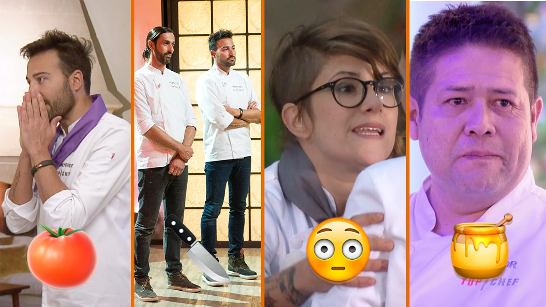 Resbalones, emociones a flor de piel y fuertes discusiones, los momentazos de 'Top Chef'