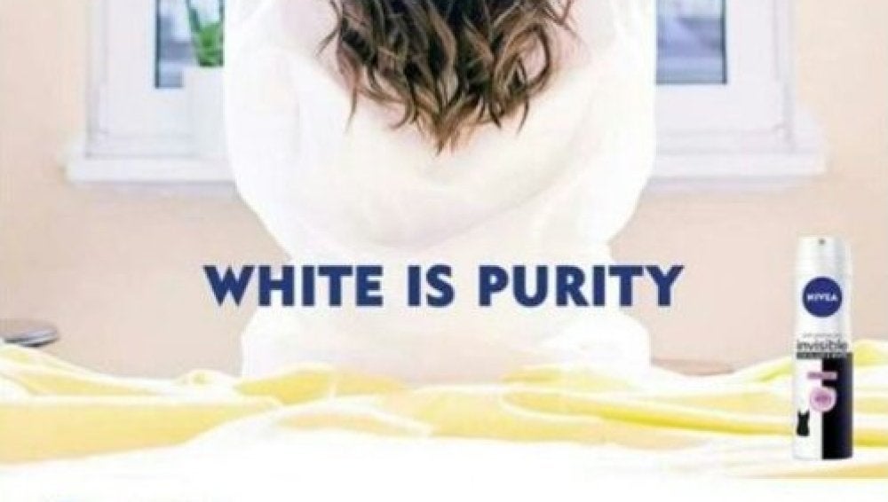 Campaña de Nivea 'El blanco es pureza'
