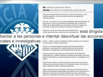 Frame 15.616 de: Un agente de Palma de Mallorca recibe amenazas por investigar una trama de corrupción dentro del cuerpo Frame 15.616 de: Un agente de Palma de Mallorca recibe amenazas por investigar una trama de corrupción dentro del cuerpo