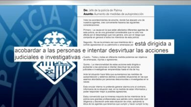 Un agente de Palma de Mallorca recibe amenazas por investigar una trama de corrupción dentro del cuerpo
