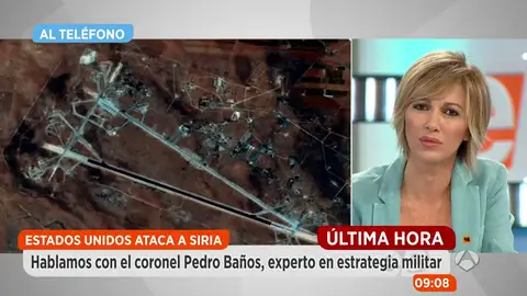 El coronel Baños, sobre el ataque a Siria El coronel Baños, sobre el ataque a Siria
