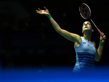 Carolina Marín, en acción en el Abierto de Malasia Carolina Marín, en acción en el Abierto de Malasia