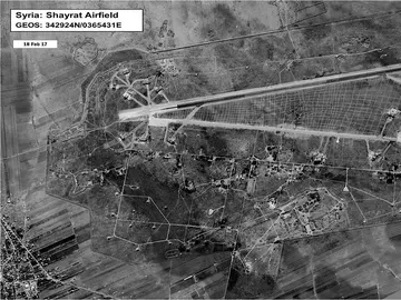 Zona donde ha tenido lugar el ataque de EEUU Zona donde ha tenido lugar el ataque de EEUU