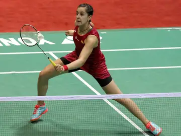Carolina Marín durante el Abierto de Malasia Carolina Marín durante el Abierto de Malasia