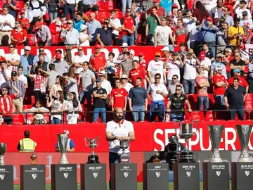 Monchi se despide del Sánchez Pizjuan Monchi se despide del Sánchez Pizjuan