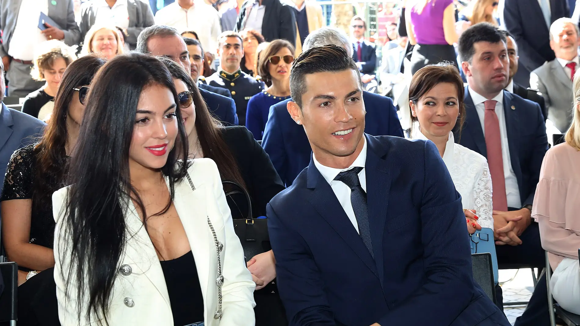 Cristiano Ronaldo y su novia Georgina Rodríguez