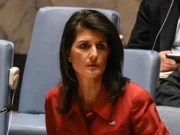 La embajadora de EEUU en la ONU, Nikki Haley La embajadora de EEUU en la ONU, Nikki Haley