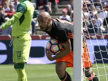 Zaza marca un gol con el Valencia Zaza marca un gol con el Valencia
