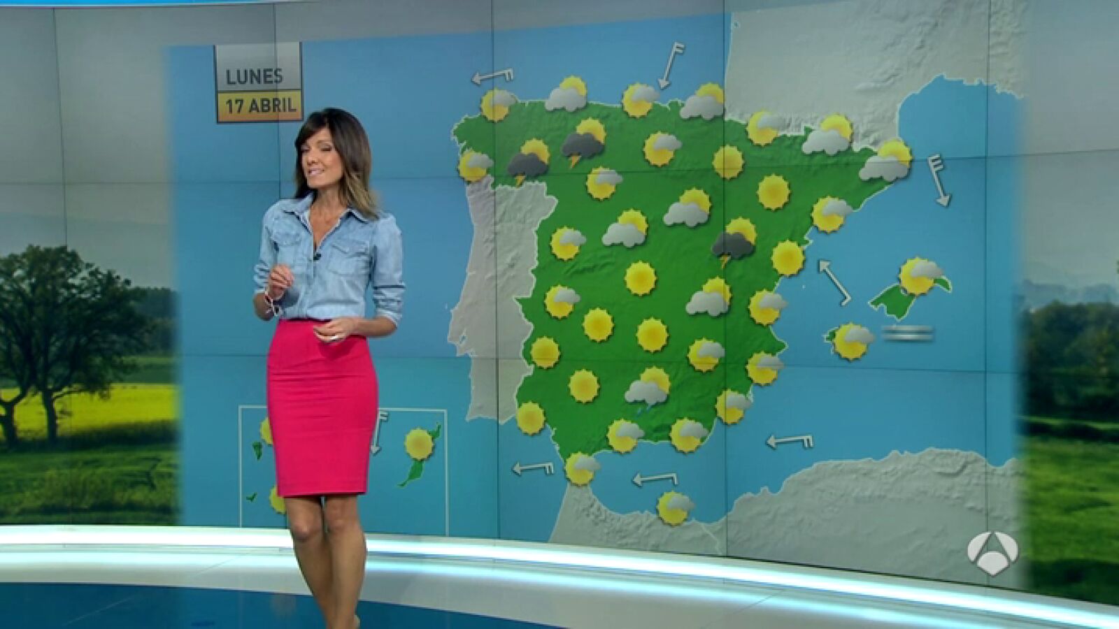 El lunes, temperaturas en ascenso, más notable en las islas Canarias orientales