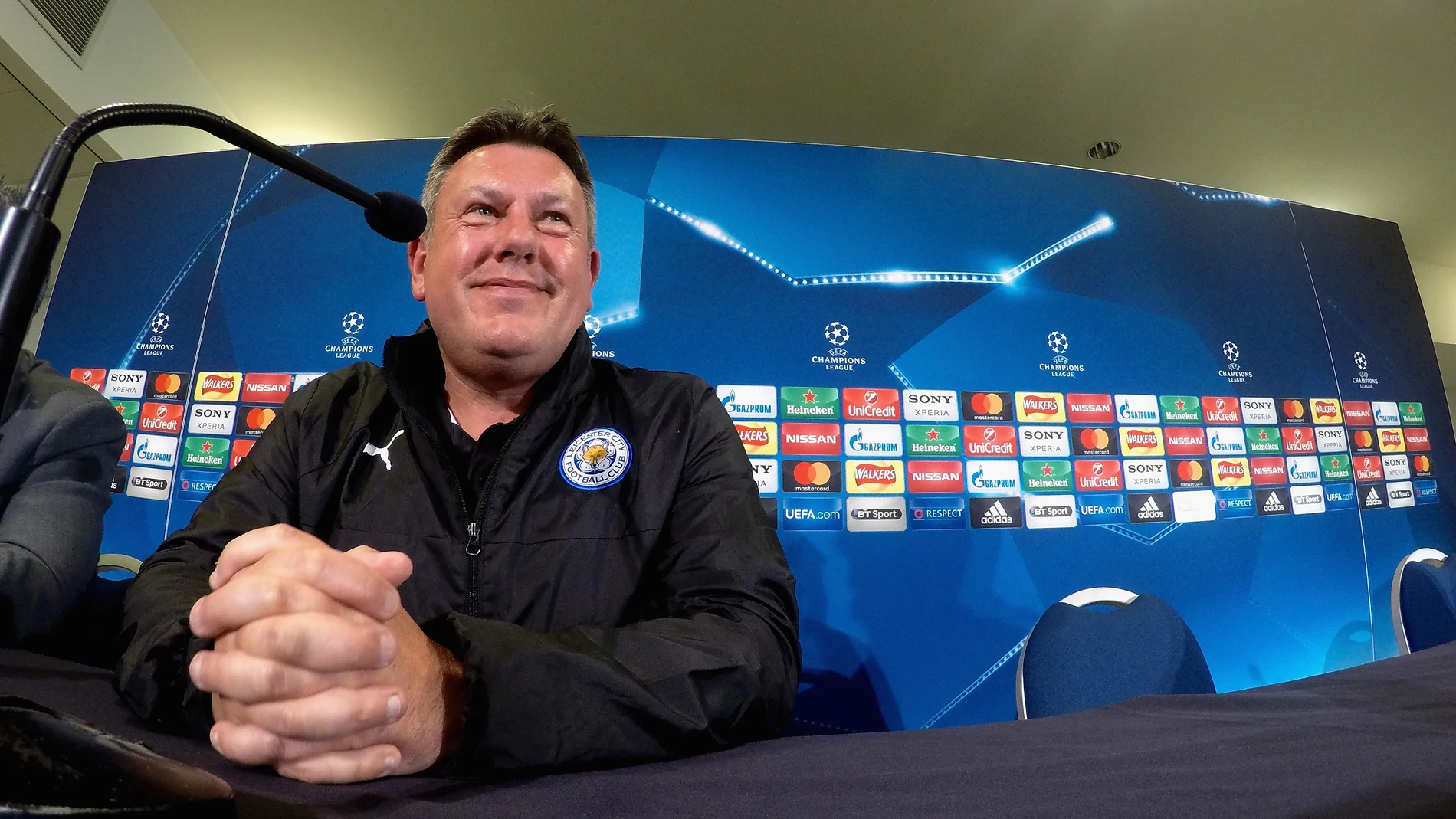 Craig Shakespeare, durante la rueda de prensa