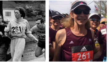  Kathrine Switzer, primera mujer que se inscribió en la maratón de Boston