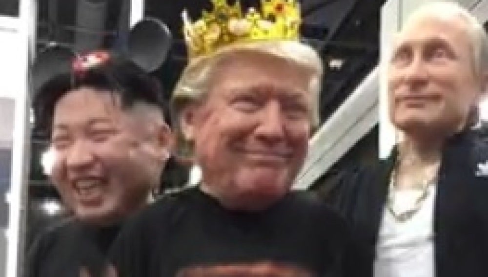 Baile de Trump, Putin y Kim Jong-Un