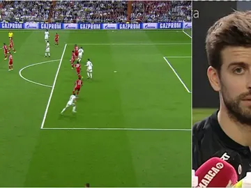 El 'tuit' de Piqué tras el gol de Cristiano El 'tuit' de Piqué tras el gol de Cristiano