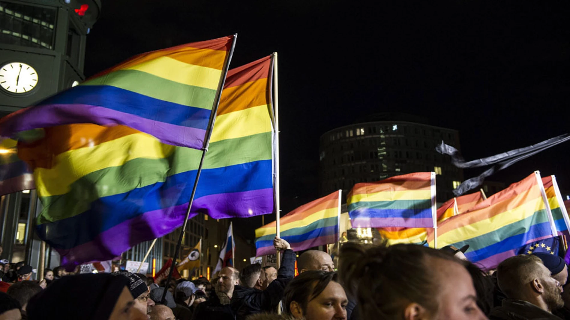 Concentración a favor de los derechos LGTBI en Rusia Concentración a favor de los derechos LGTBI en Rusia