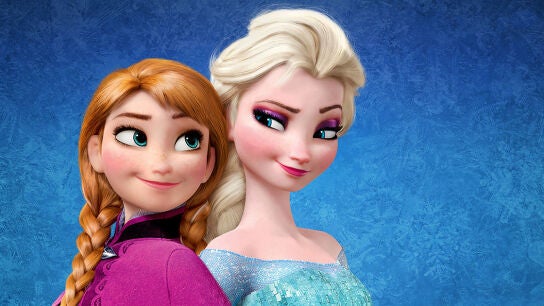 Elsa y Anna de 'Frozen: El reino del hielo'