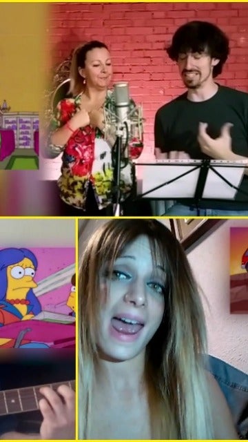 Los concursantes de TCNMST versionan las típicas canciones de Los Simpson