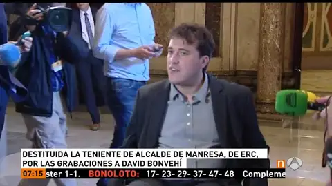 Frame 21.953333 de: El alcalde de Manresa aparta a la edil de ERC salpicada por el caso Bonvehí Frame 21.953333 de: El alcalde de Manresa aparta a la edil de ERC salpicada por el caso Bonvehí