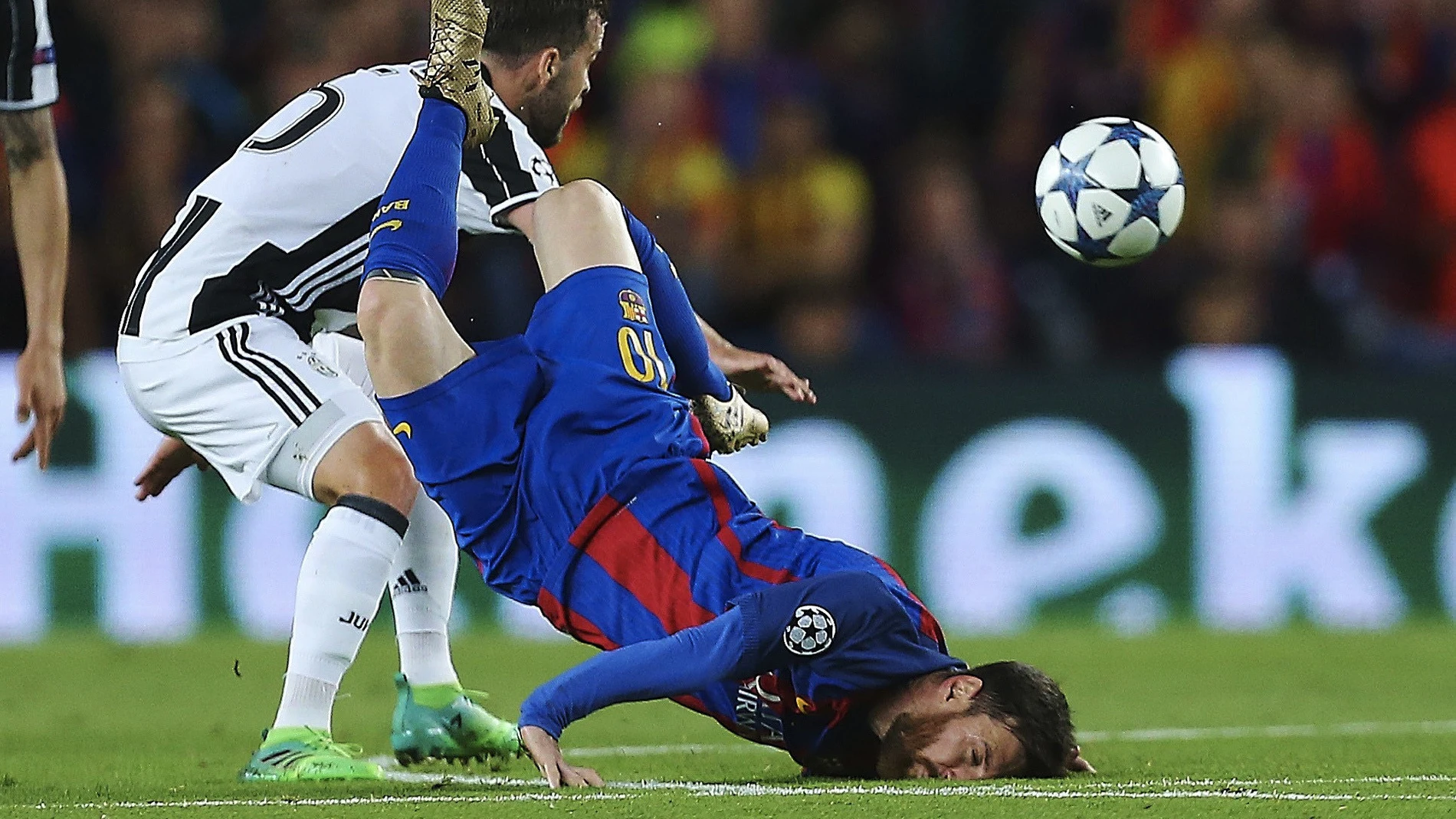 La impactante caída de Leo Messi
