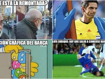 Los 'memes' de la eliminación del Barça Los 'memes' de la eliminación del Barça