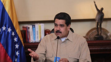Nicolás Maduro durante una reunión de alto nivel