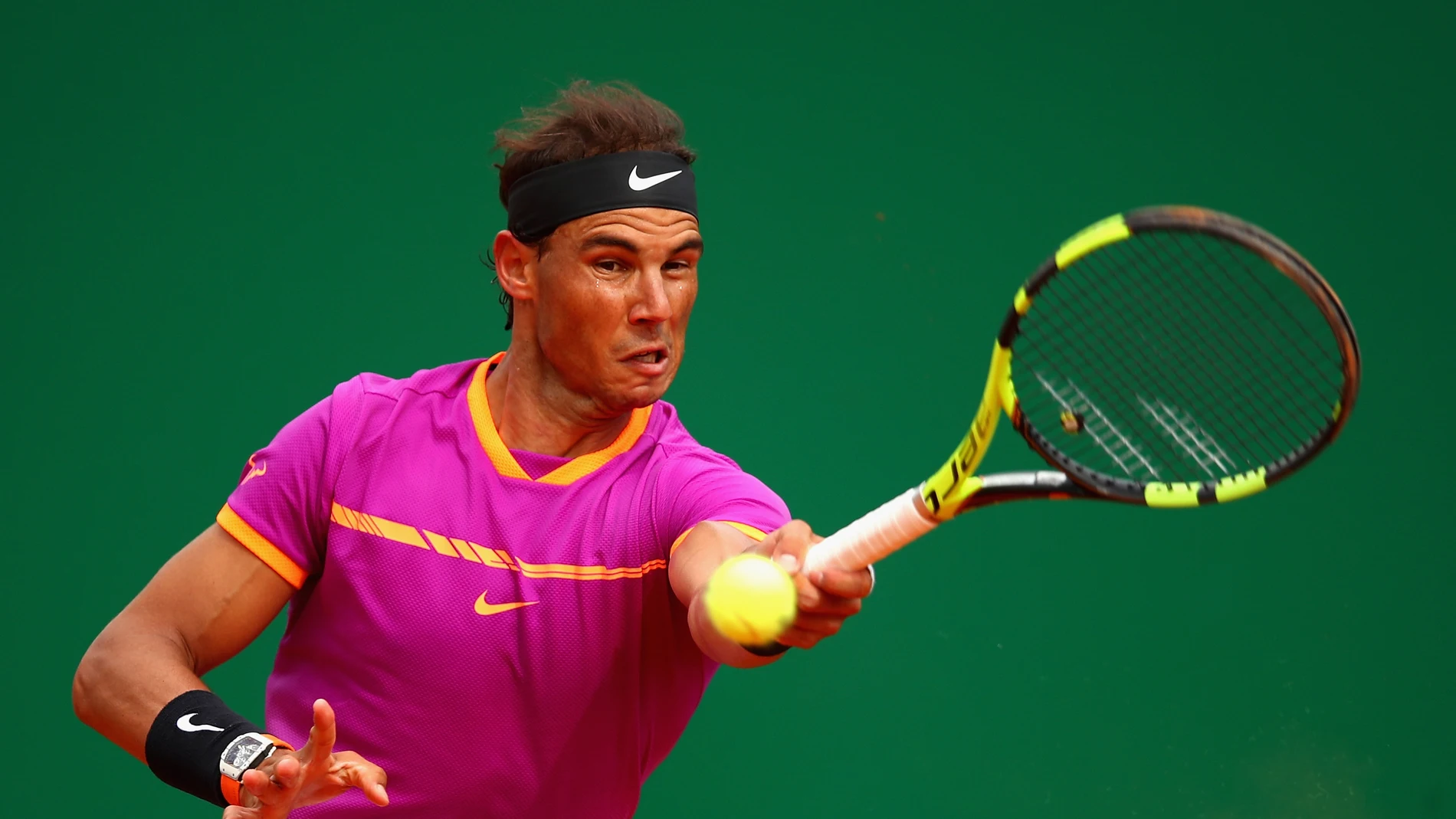 Rafa Nadal, en su debut en Montecarlo Rafa Nadal, en su debut en Montecarlo