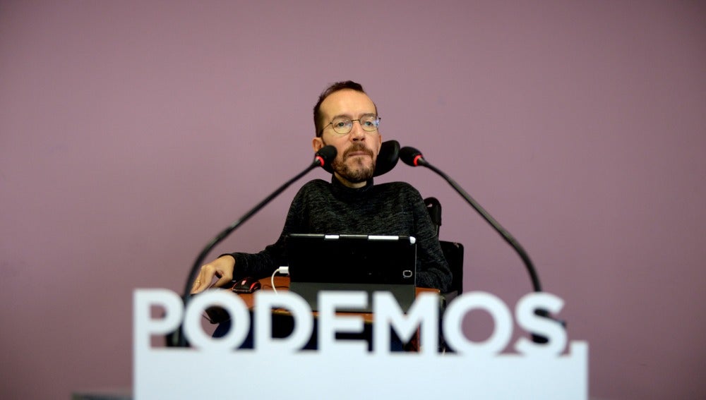 El secretario de Organización de Podemos, Pablo Echenique.
