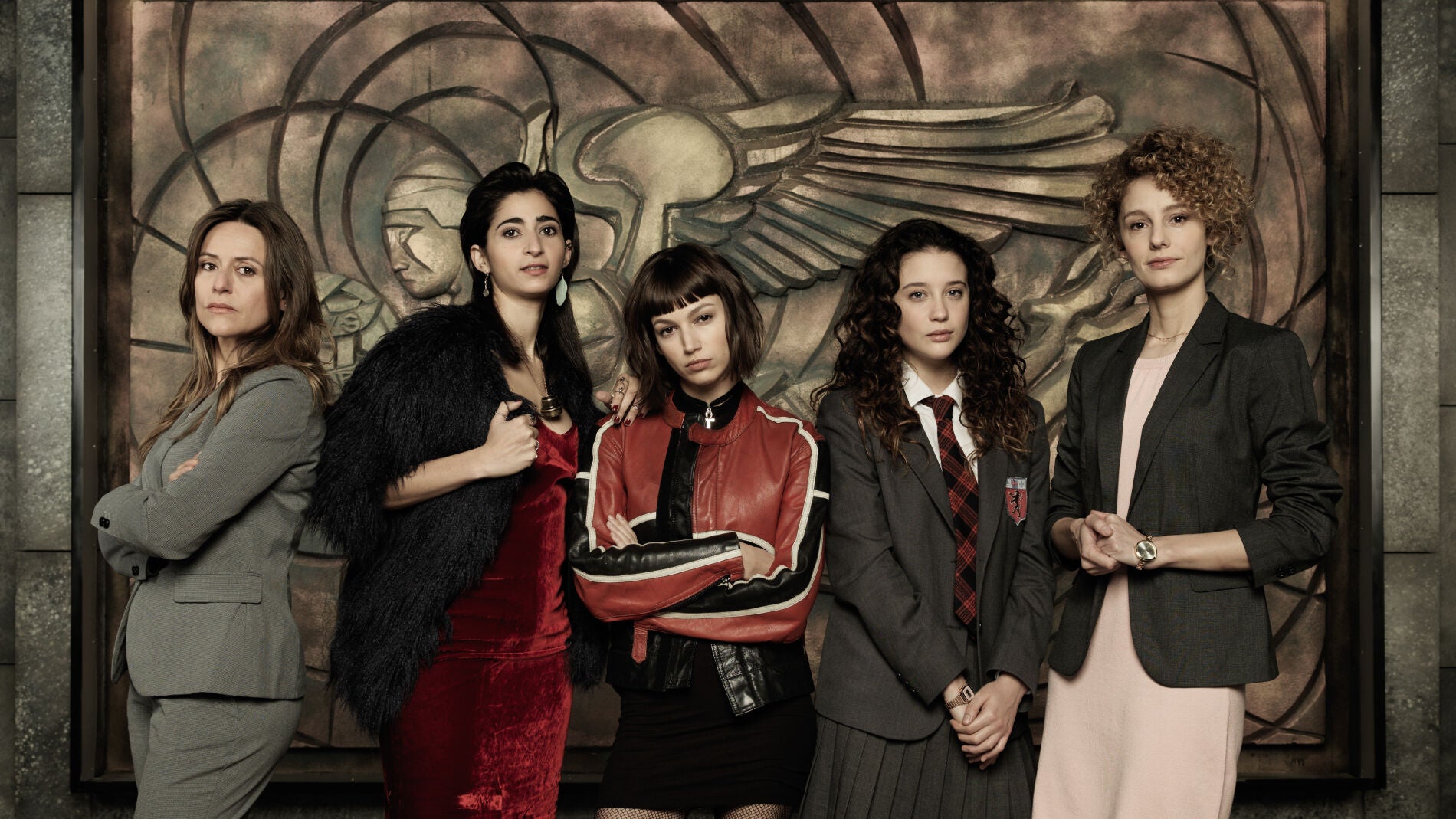 El elenco femenino de 'La casa de papel'