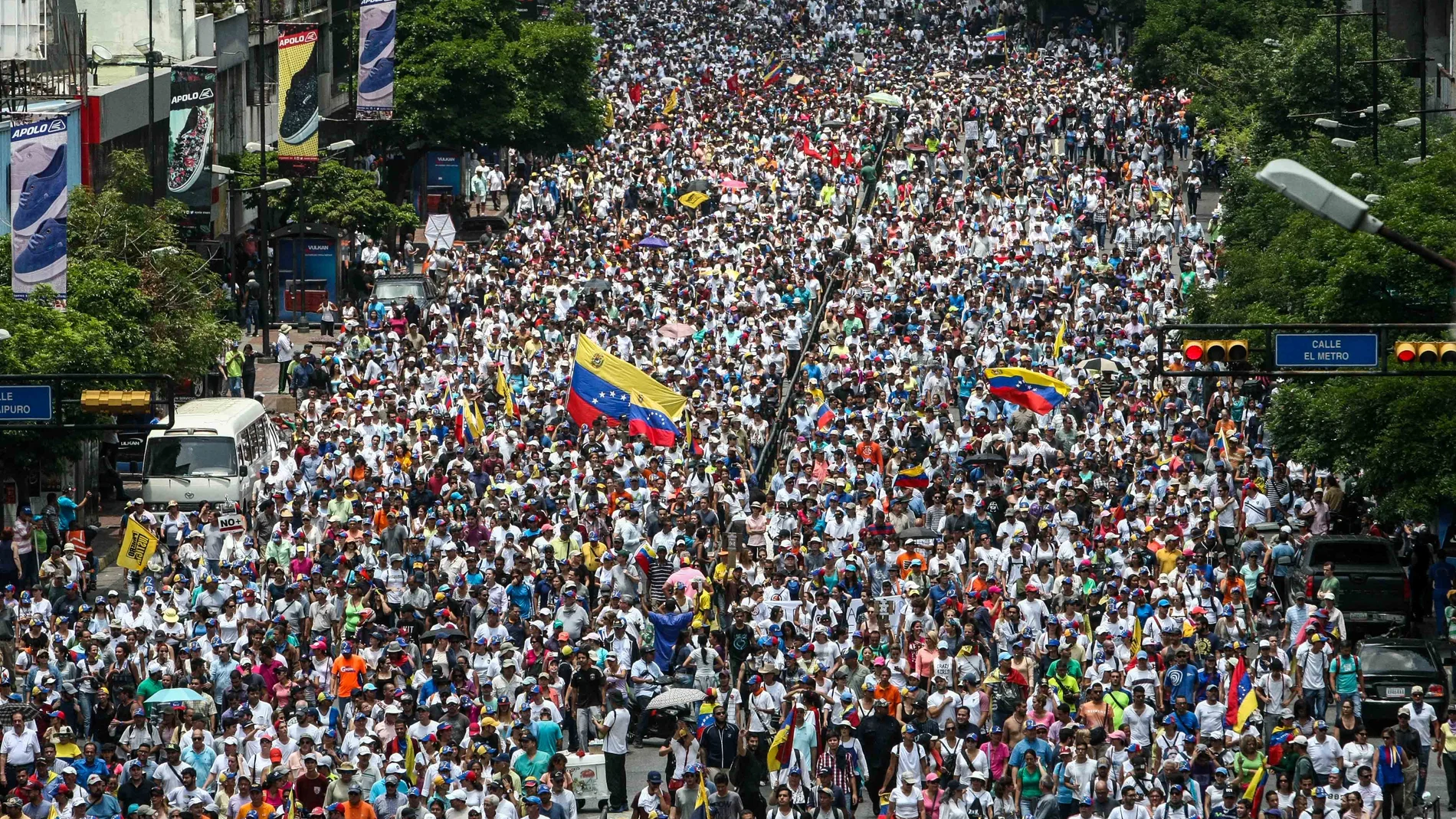 Protestas en Caracas Protestas en Caracas