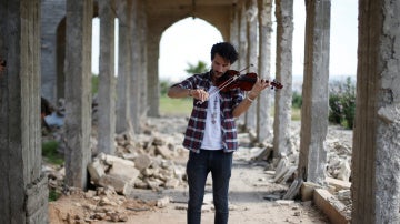 El violinista Ameen Mukdad