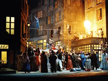 Representación de 'La Bohème' de Puccini en el Teatro Real de Madrid Representación de 'La Bohème' de Puccini en el Teatro Real de Madrid