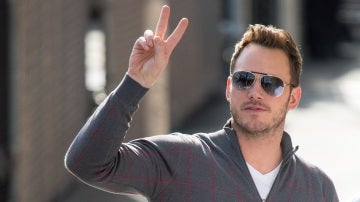 Chris Pratt feliz como una perdiz