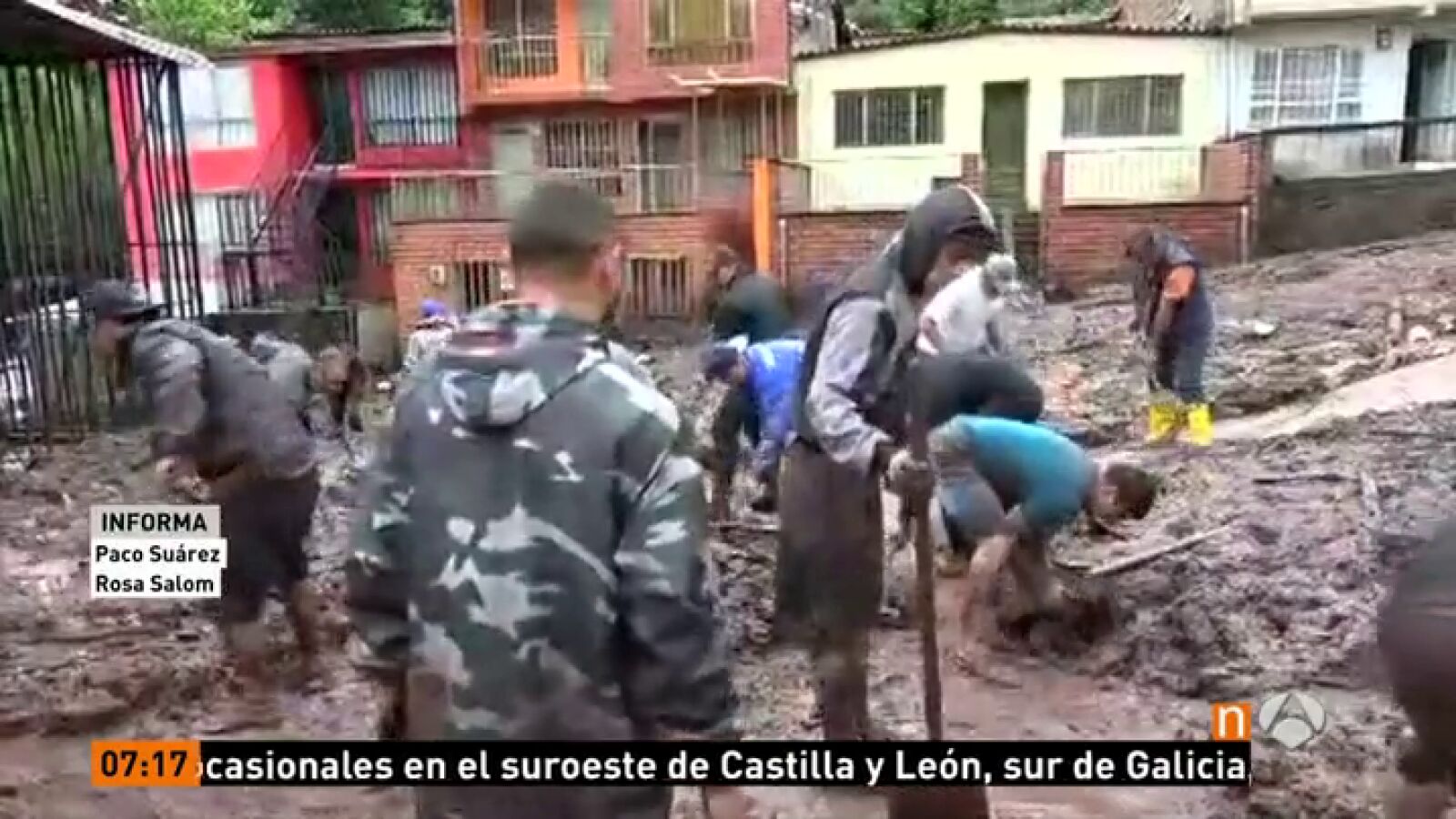 Al menos 16 muertos en el deslizamiento de Manizales, en el centro de Colombia