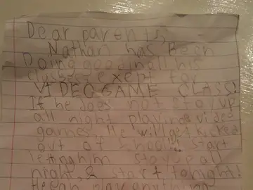 La carta del niño de siete años La carta del niño de siete años