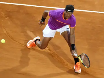 Rafa Nadal, durante su partido Rafa Nadal, durante su partido