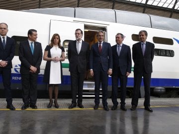 Rajoy conmemora los 25 años del AVE Rajoy conmemora los 25 años del AVE
