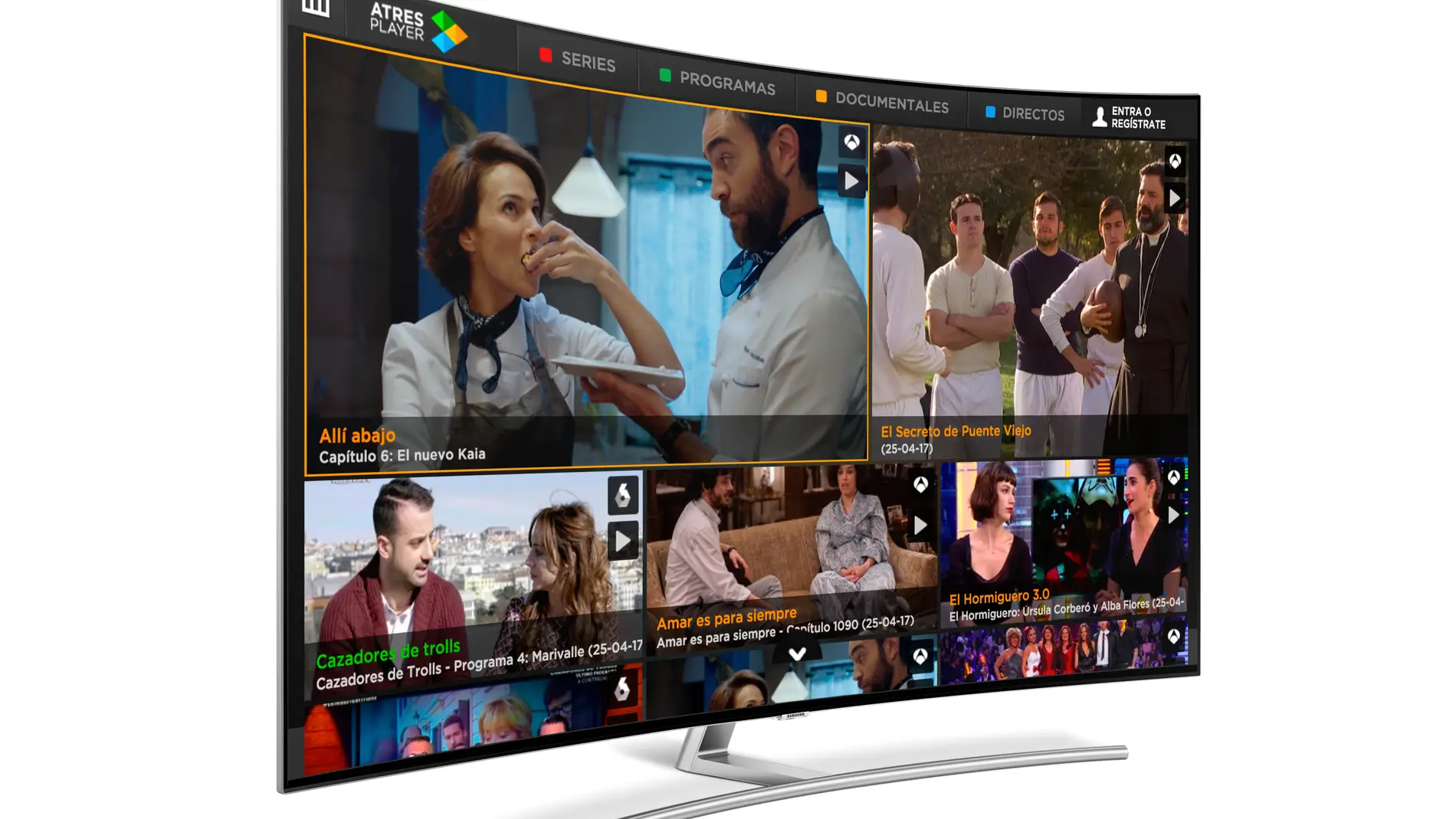 Atresplayer en Samsung Smart TV