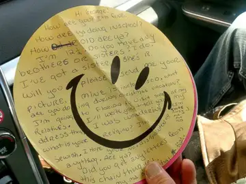 La primera carta que se escribieron La primera carta que se escribieron