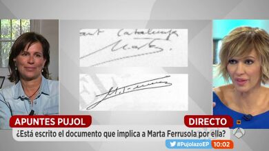 La exnovia de Jordi Pujol Ferrusola sobre los documentos firmados por Marta Ferrusola: 