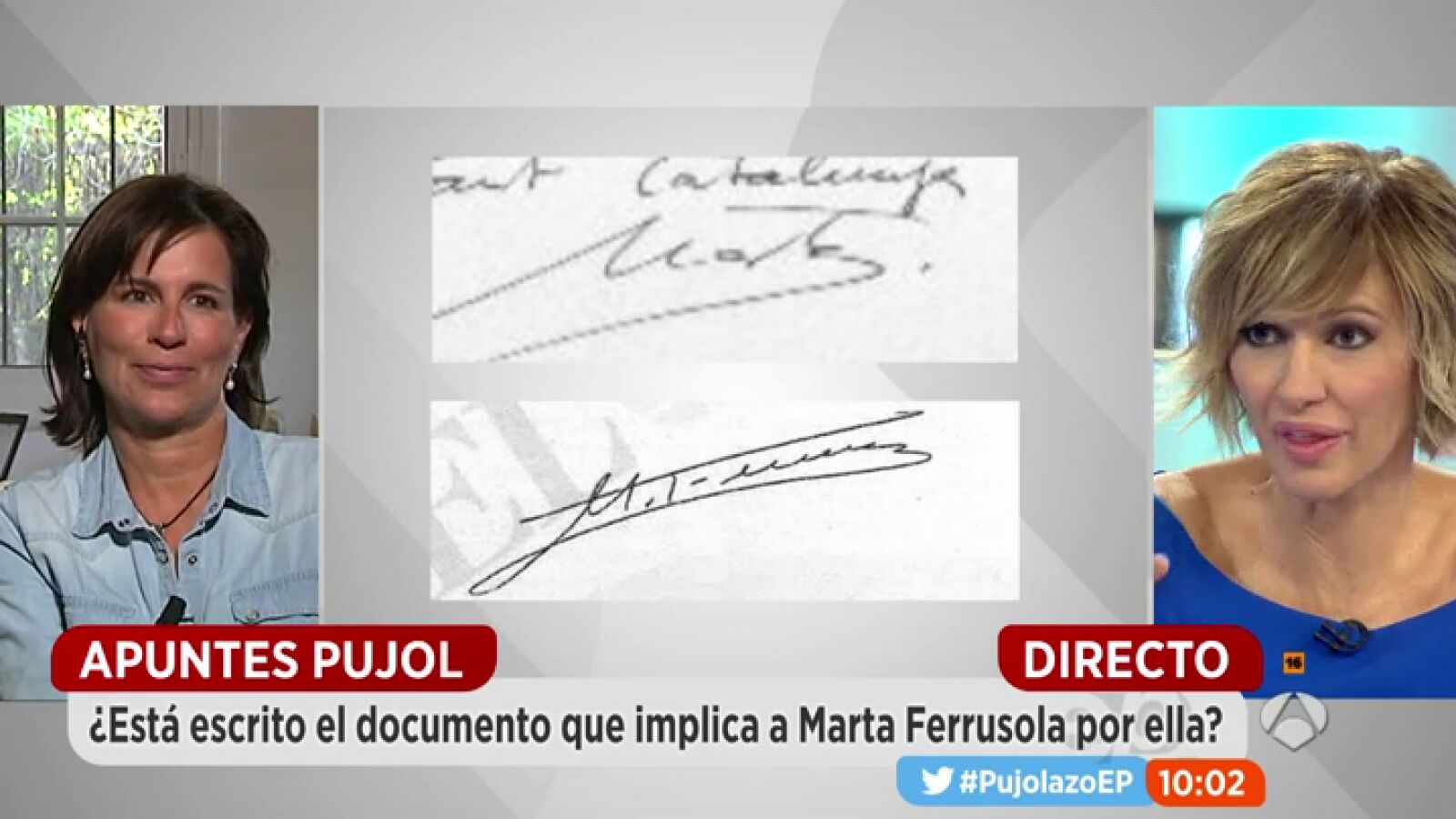 La exnovia de Jordi Pujol Ferrusola sobre los documentos firmados por Marta Ferrusola: 