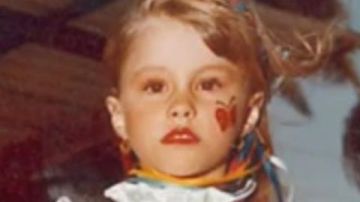 Pequeña disfrazada en el carnaval de Barranquilla