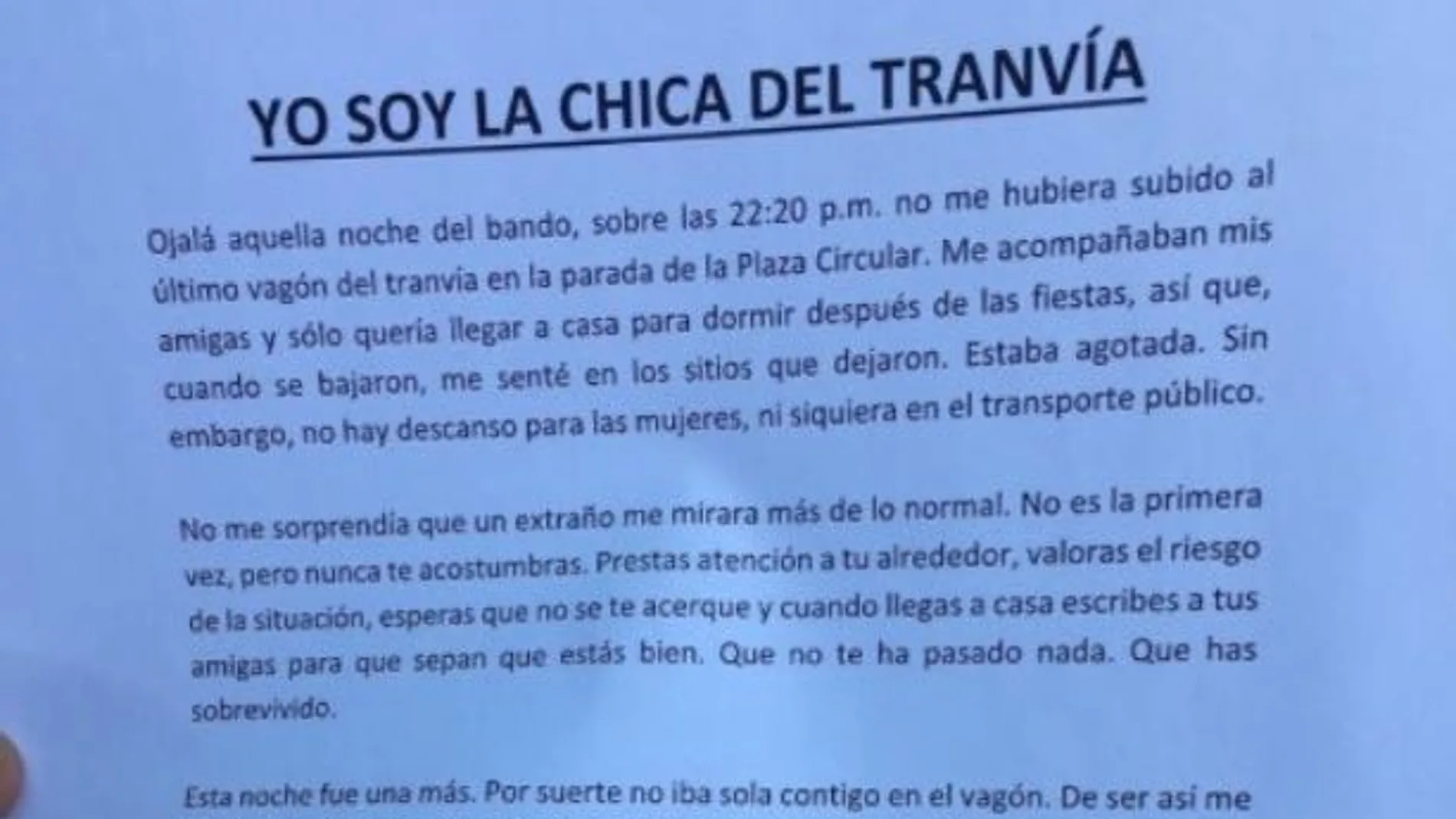 La respuesta de la chica del tranvía La respuesta de la chica del tranvía