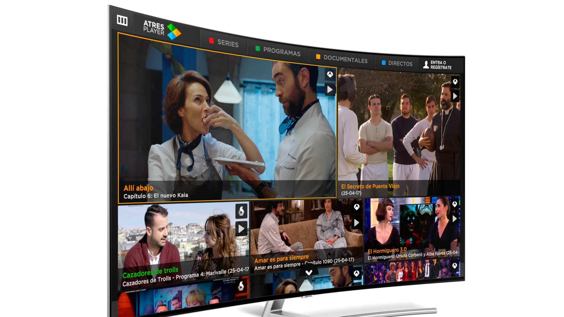 ATRESPLAYER lanza su nueva App para la versión Tizen de Samsung Smart TV ATRESPLAYER lanza su nueva App para la versión Tizen de Samsung Smart TV