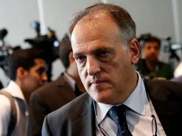 Javier Tebas durante un acto Javier Tebas durante un acto