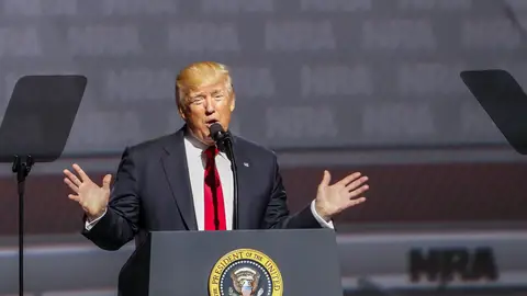 Donald Trump, en la Convención Nacional del Rifle Donald Trump, en la Convención Nacional del Rifle