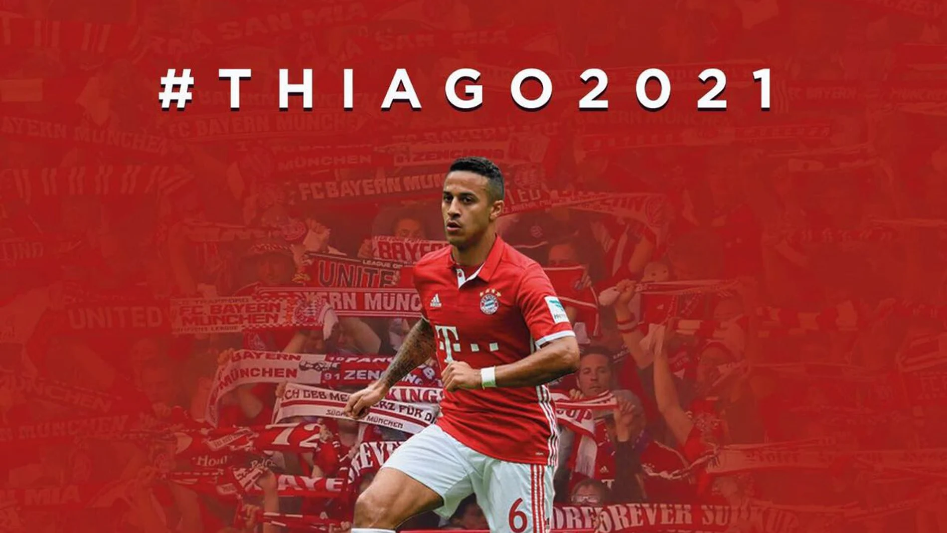 Thiago, del Bayern hasta 2021 Thiago, del Bayern hasta 2021